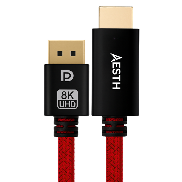 PC with Aesth braided cables